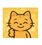 キラキラひげのネコ@SFW（個別スタンプ：5）