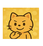 キラキラひげのネコ@SFW（個別スタンプ：21）