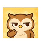 キラキラおめめのフクロウ@SFW（個別スタンプ：2）