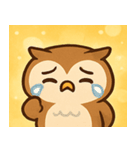 キラキラおめめのフクロウ@SFW（個別スタンプ：4）
