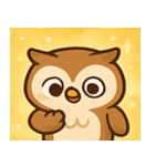 キラキラおめめのフクロウ@SFW（個別スタンプ：8）