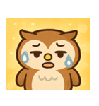 キラキラおめめのフクロウ@SFW（個別スタンプ：11）