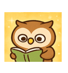 キラキラおめめのフクロウ@SFW（個別スタンプ：12）