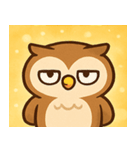 キラキラおめめのフクロウ@SFW（個別スタンプ：15）