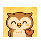 キラキラおめめのフクロウ@SFW（個別スタンプ：16）
