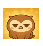 キラキラおめめのフクロウ@SFW（個別スタンプ：18）