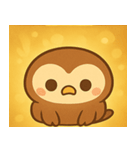 キラキラおめめのフクロウ@SFW（個別スタンプ：22）