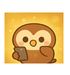 キラキラおめめのフクロウ@SFW（個別スタンプ：26）