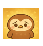 キラキラおめめのフクロウ@SFW（個別スタンプ：27）