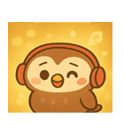 キラキラおめめのフクロウ@SFW（個別スタンプ：28）