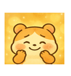 キラキラほっぺのハムスター@SFW（個別スタンプ：4）