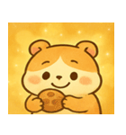 キラキラほっぺのハムスター@SFW（個別スタンプ：9）