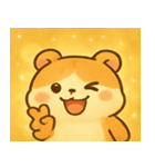 キラキラほっぺのハムスター@SFW（個別スタンプ：13）