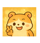 キラキラほっぺのハムスター@SFW（個別スタンプ：14）