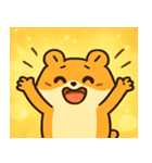 キラキラほっぺのハムスター@SFW（個別スタンプ：19）