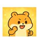 キラキラほっぺのハムスター@SFW（個別スタンプ：21）