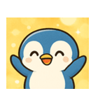 キラキラタキシードペンギン@SFW（個別スタンプ：3）