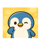 キラキラタキシードペンギン@SFW（個別スタンプ：5）