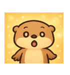 キラキラおててのラッコ@SFW（個別スタンプ：4）