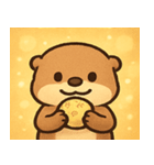 キラキラおててのラッコ@SFW（個別スタンプ：9）