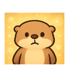 キラキラおててのラッコ@SFW（個別スタンプ：10）