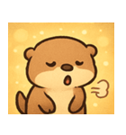 キラキラおててのラッコ@SFW（個別スタンプ：13）
