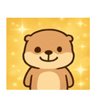 キラキラおててのラッコ@SFW（個別スタンプ：17）