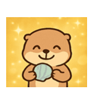 キラキラおててのラッコ@SFW（個別スタンプ：21）