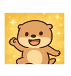 キラキラおててのラッコ@SFW（個別スタンプ：22）