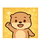 キラキラおててのラッコ@SFW（個別スタンプ：23）