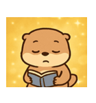 キラキラおててのラッコ@SFW（個別スタンプ：24）