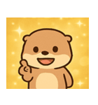 キラキラおててのラッコ@SFW（個別スタンプ：26）