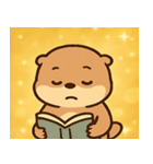 キラキラおててのラッコ@SFW（個別スタンプ：28）