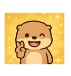 キラキラおててのラッコ@SFW（個別スタンプ：30）