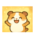 キラキラもふもふモルモット@SFW（個別スタンプ：3）