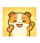 キラキラもふもふモルモット@SFW（個別スタンプ：5）