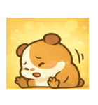 キラキラもふもふモルモット@SFW（個別スタンプ：8）