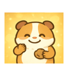 キラキラもふもふモルモット@SFW（個別スタンプ：9）