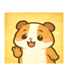 キラキラもふもふモルモット@SFW（個別スタンプ：10）