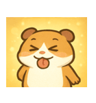 キラキラもふもふモルモット@SFW（個別スタンプ：15）