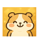 キラキラもふもふモルモット@SFW（個別スタンプ：17）