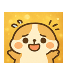 キラキラもふもふモルモット@SFW（個別スタンプ：19）