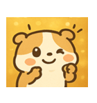 キラキラもふもふモルモット@SFW（個別スタンプ：21）