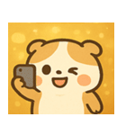 キラキラもふもふモルモット@SFW（個別スタンプ：32）