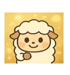 キラキラもこもこヒツジ@SFW（個別スタンプ：1）