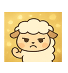 キラキラもこもこヒツジ@SFW（個別スタンプ：2）