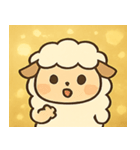 キラキラもこもこヒツジ@SFW（個別スタンプ：4）