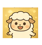 キラキラもこもこヒツジ@SFW（個別スタンプ：6）