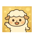 キラキラもこもこヒツジ@SFW（個別スタンプ：7）