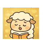 キラキラもこもこヒツジ@SFW（個別スタンプ：8）